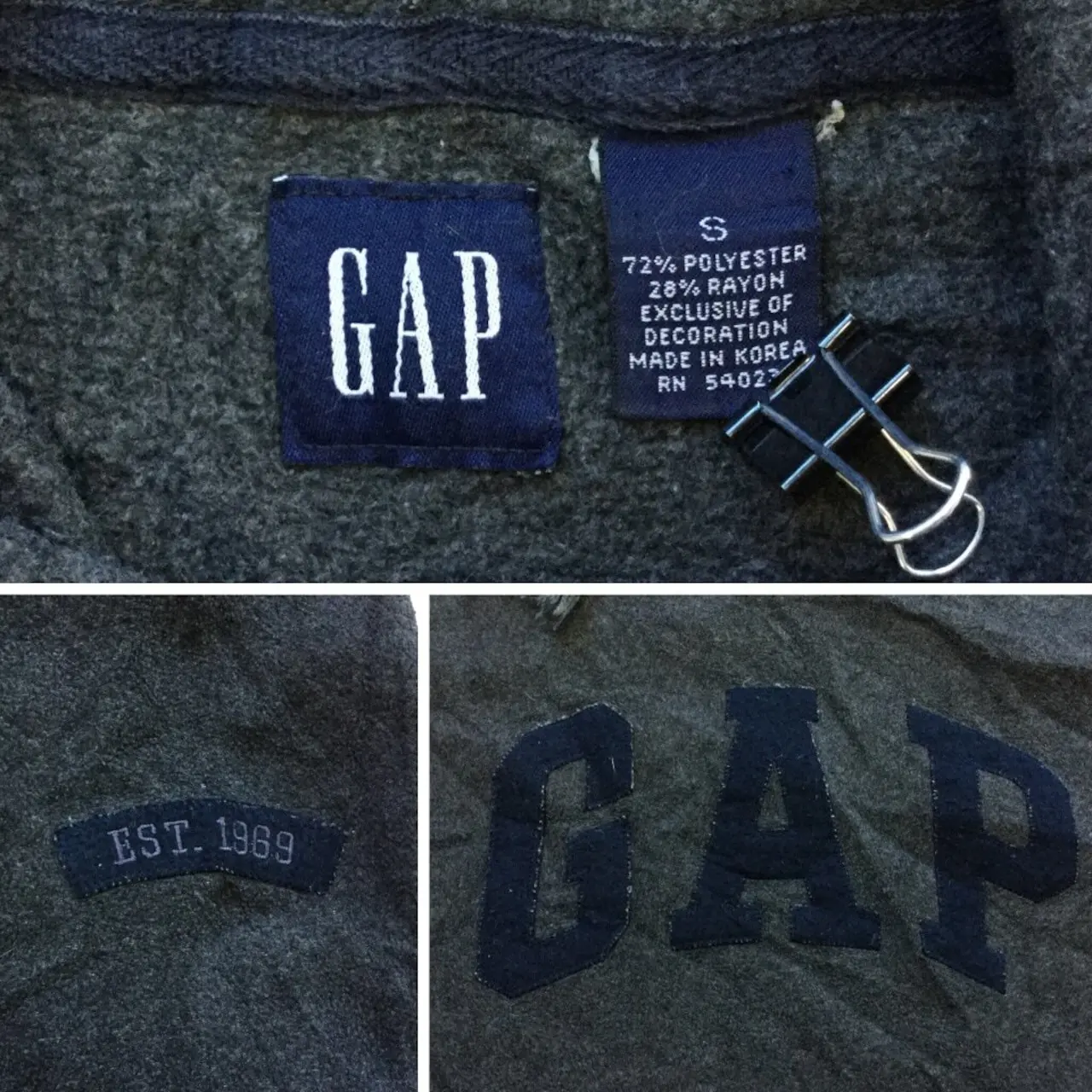 GAP ギャップ 90's プルオーバーパーカー アメリカ直輸入